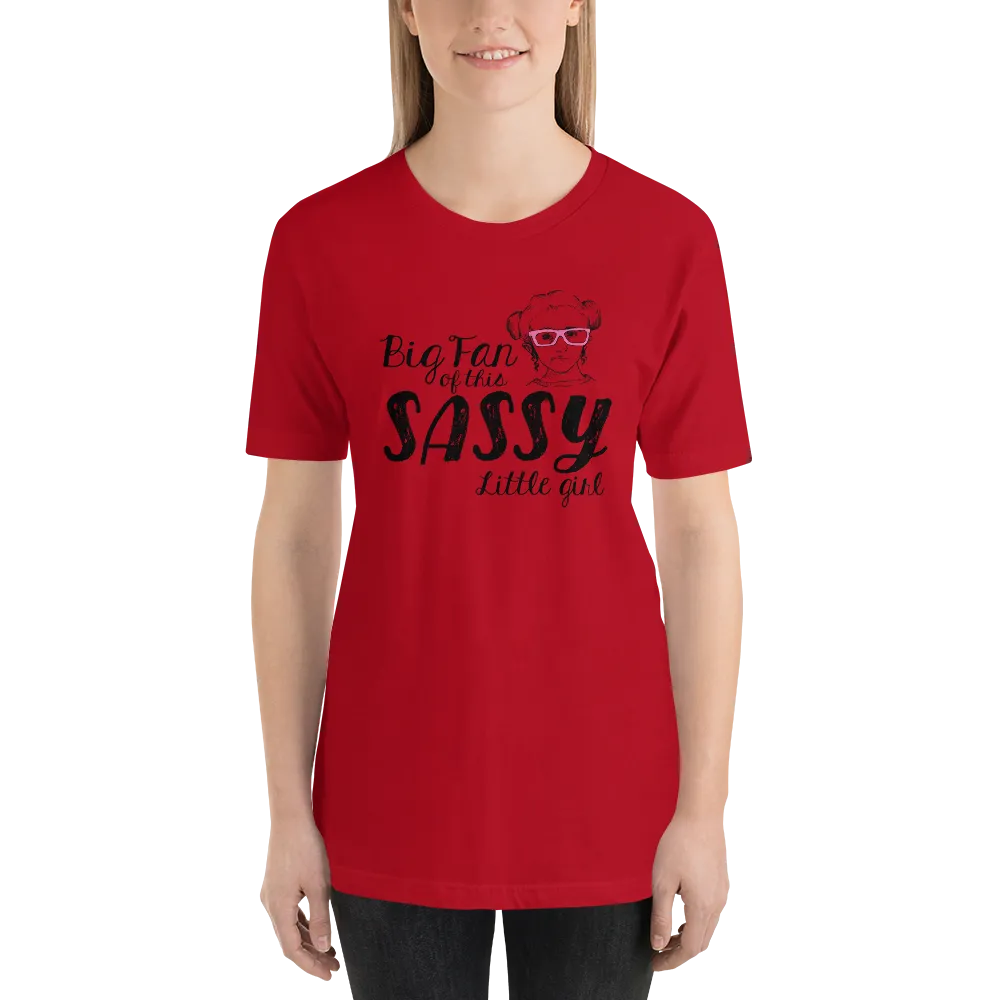 Big Fan of this Sassy Little Girl (Esperanza - Raising Dion) Adult Light Color Shirts