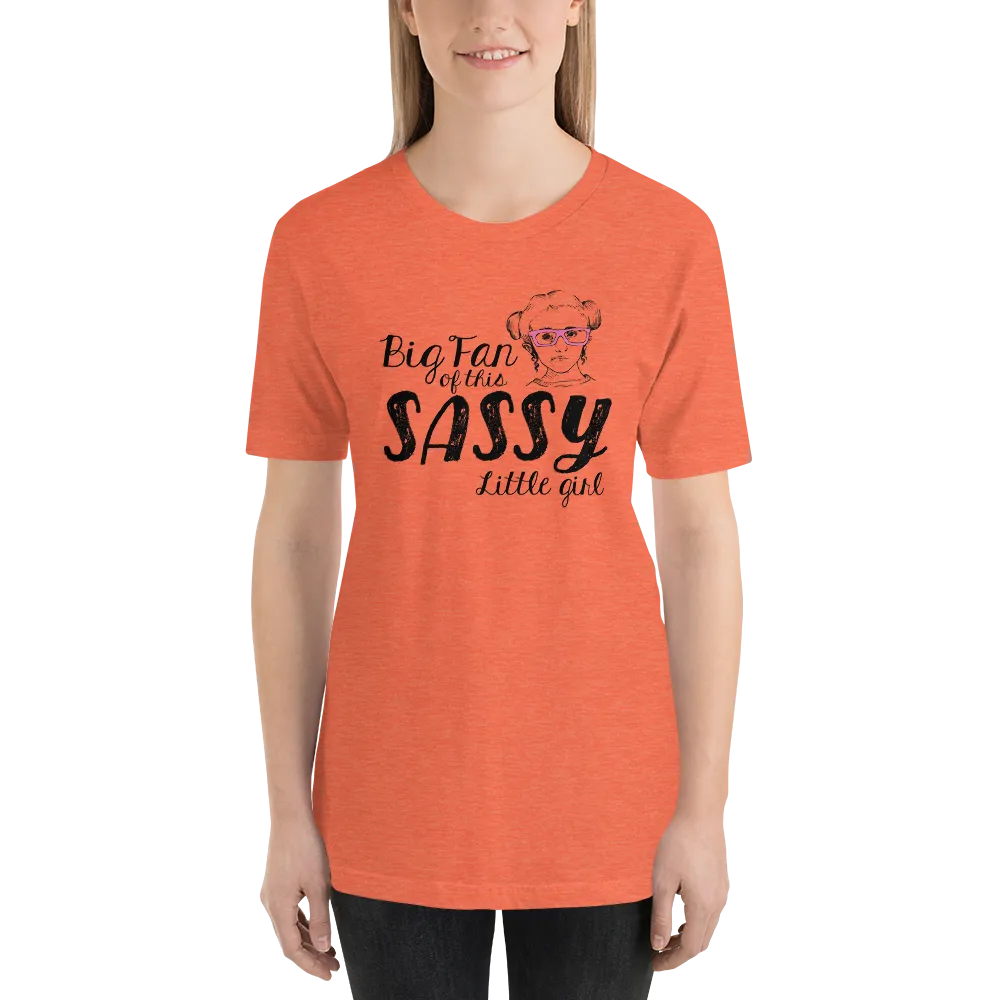 Big Fan of this Sassy Little Girl (Esperanza - Raising Dion) Adult Light Color Shirts