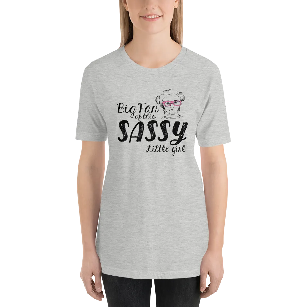 Big Fan of this Sassy Little Girl (Esperanza - Raising Dion) Adult Light Color Shirts
