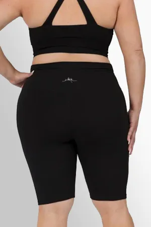 Biker Shorts - Black - Plus Size