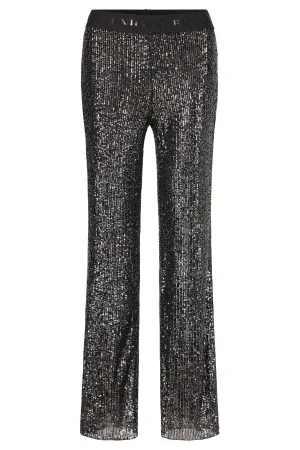 Black Sequins Pants