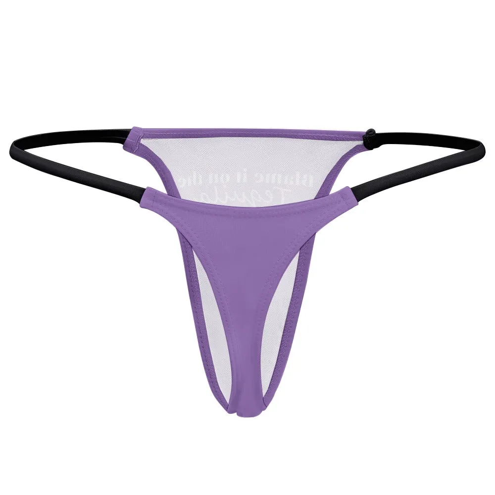 Blame Tequila Thin Thong
