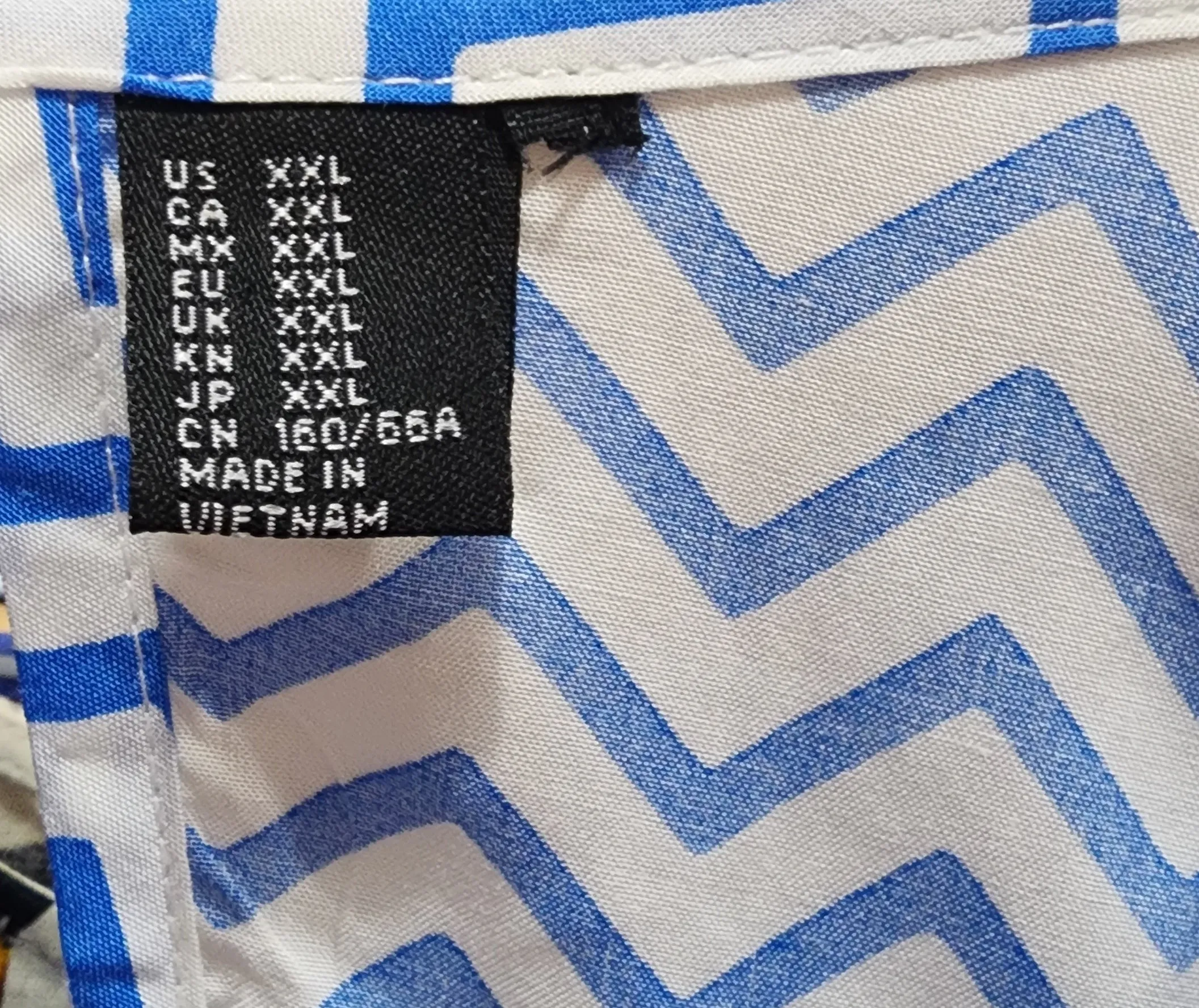 Blue striped top size 12