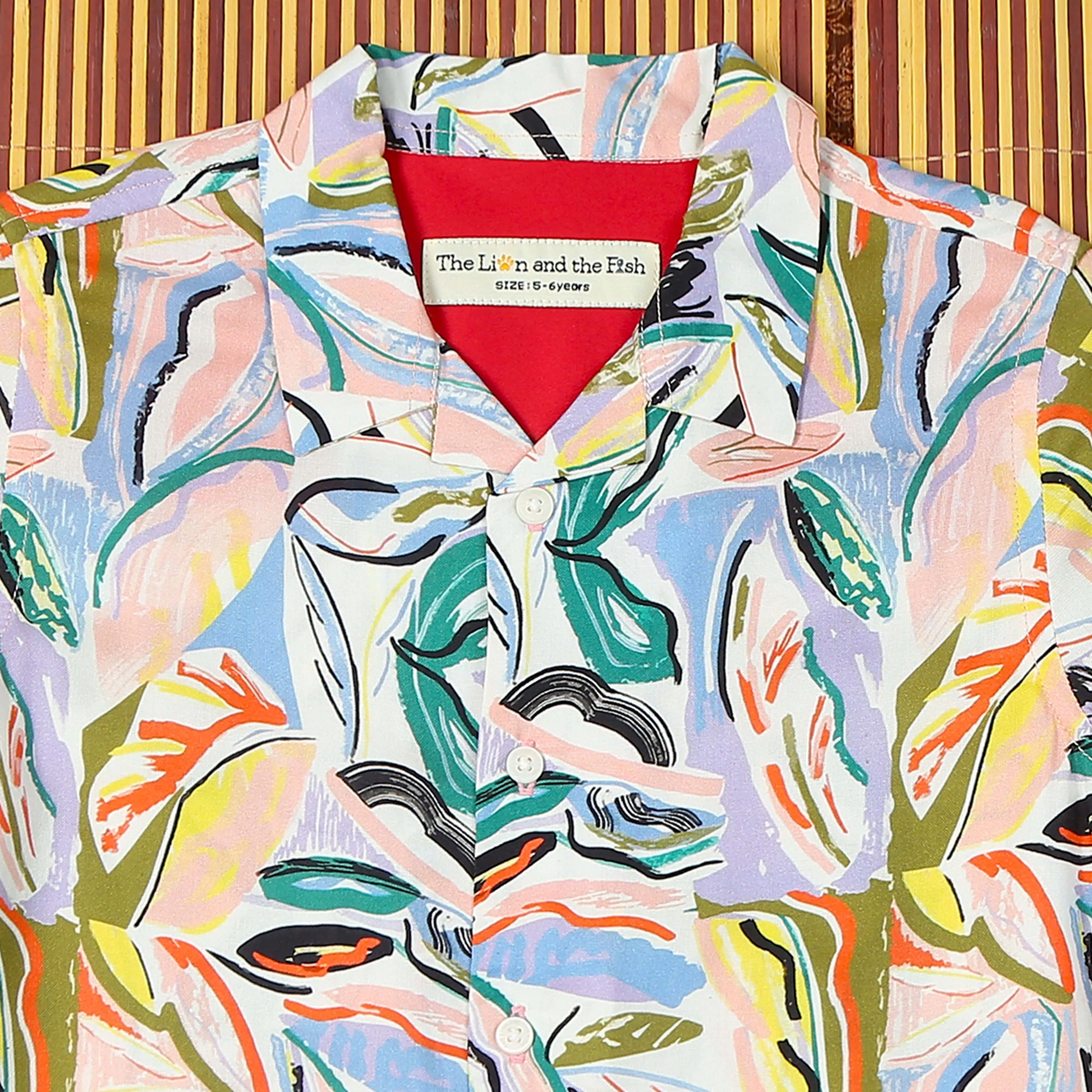 Boys Allorer Azte Printed Shirt Multi Colour