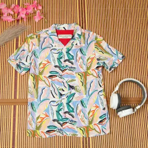 Boys Allorer Azte Printed Shirt Multi Colour