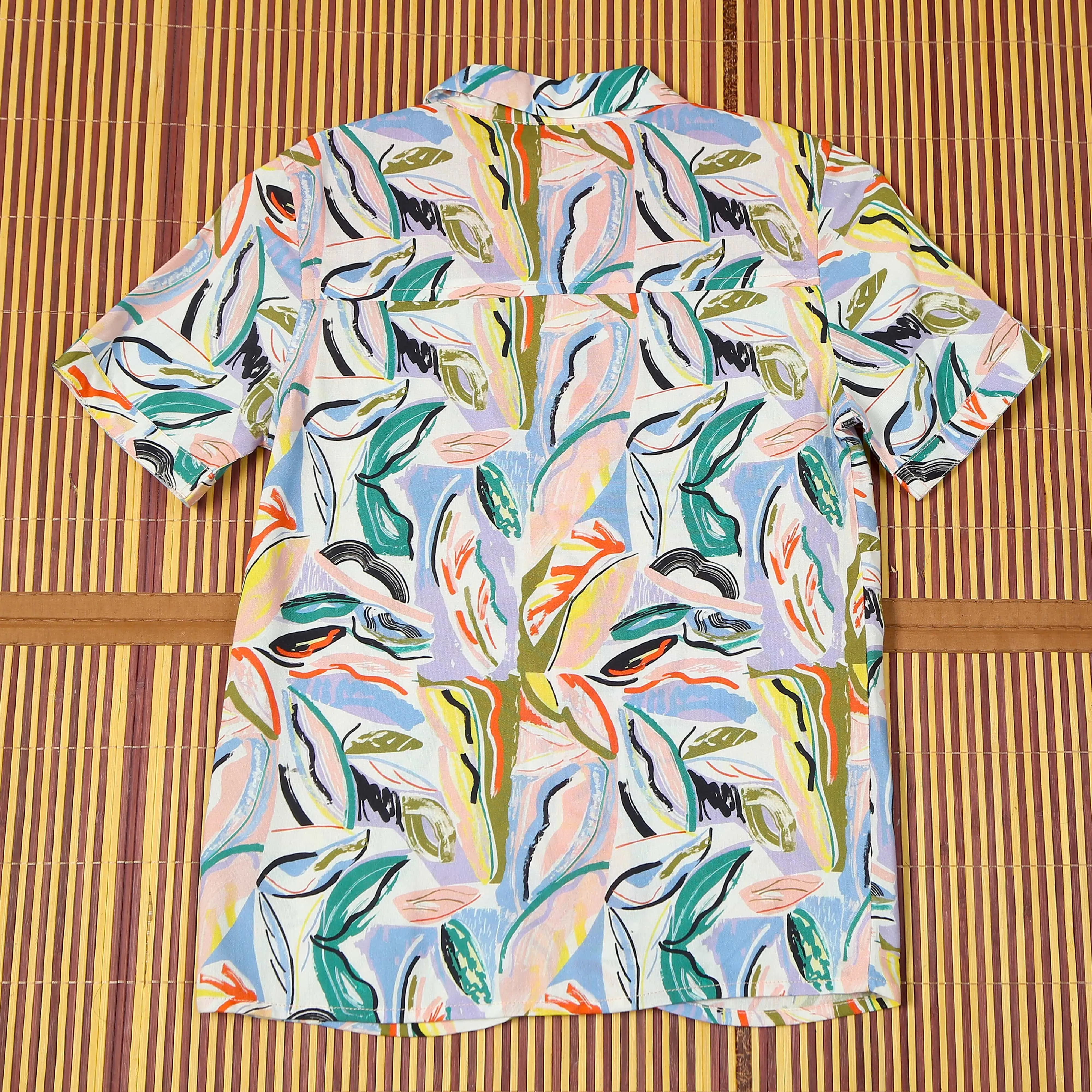 Boys Allorer Azte Printed Shirt Multi Colour