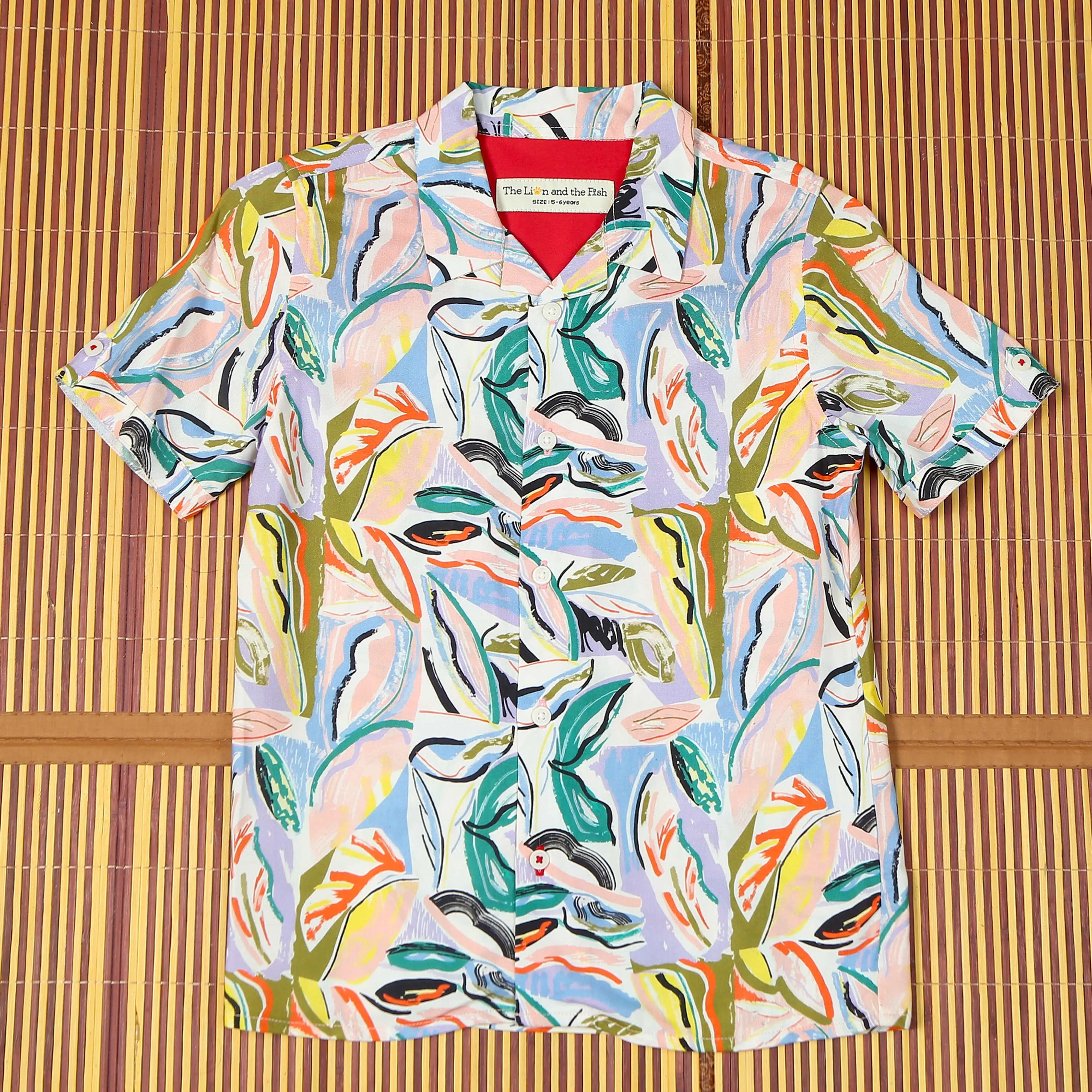 Boys Allorer Azte Printed Shirt Multi Colour