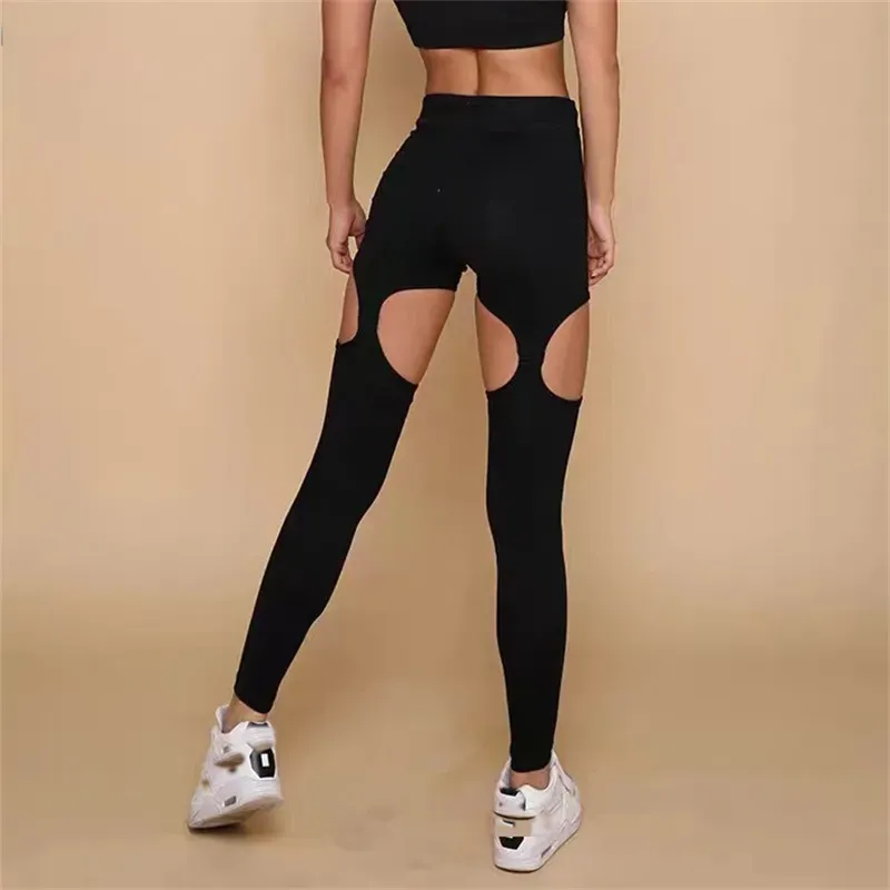 Breakout High-Waist Cutout Seamless Stretch Leggings