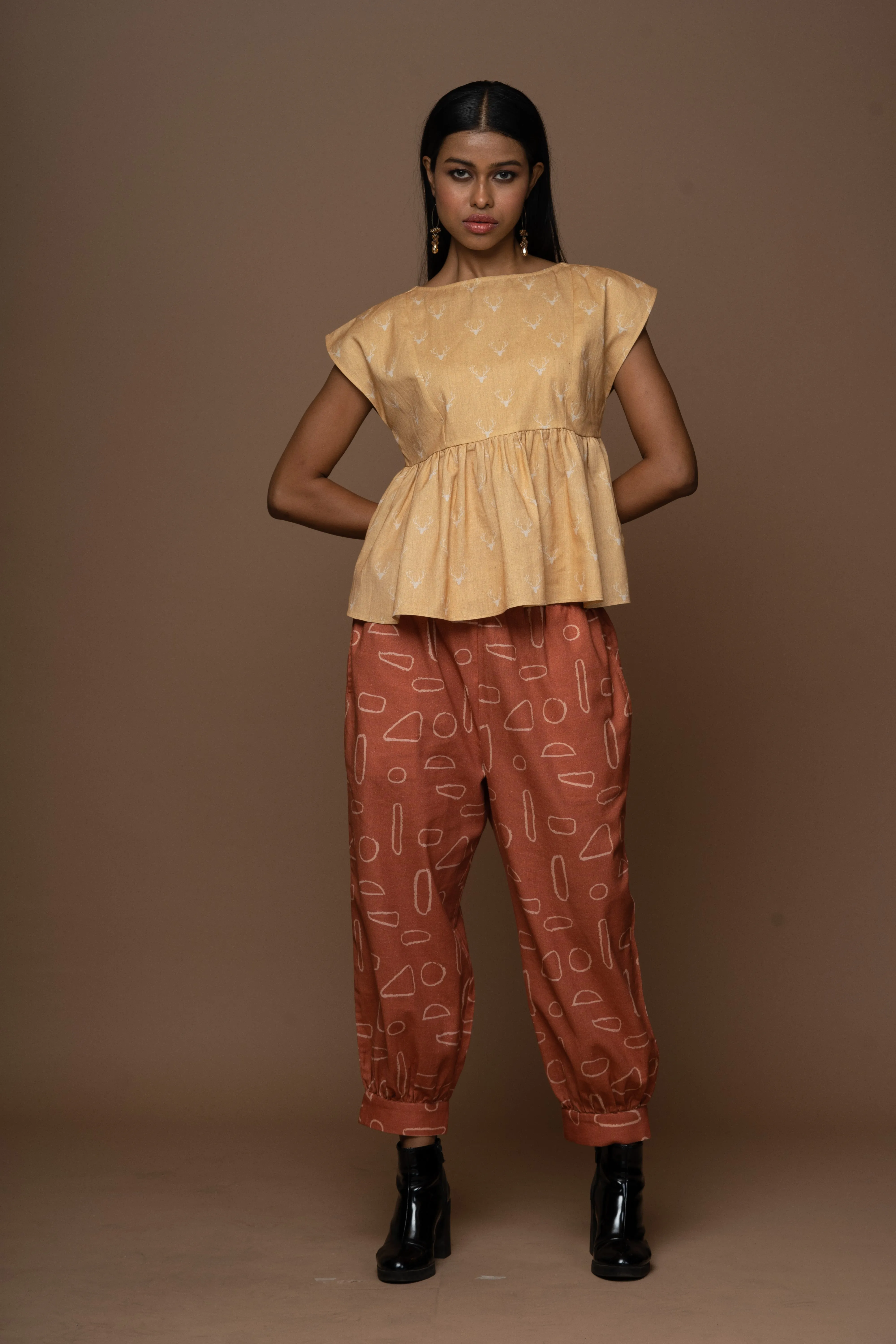 Breezy Billowy Pants in Mystery Pattern