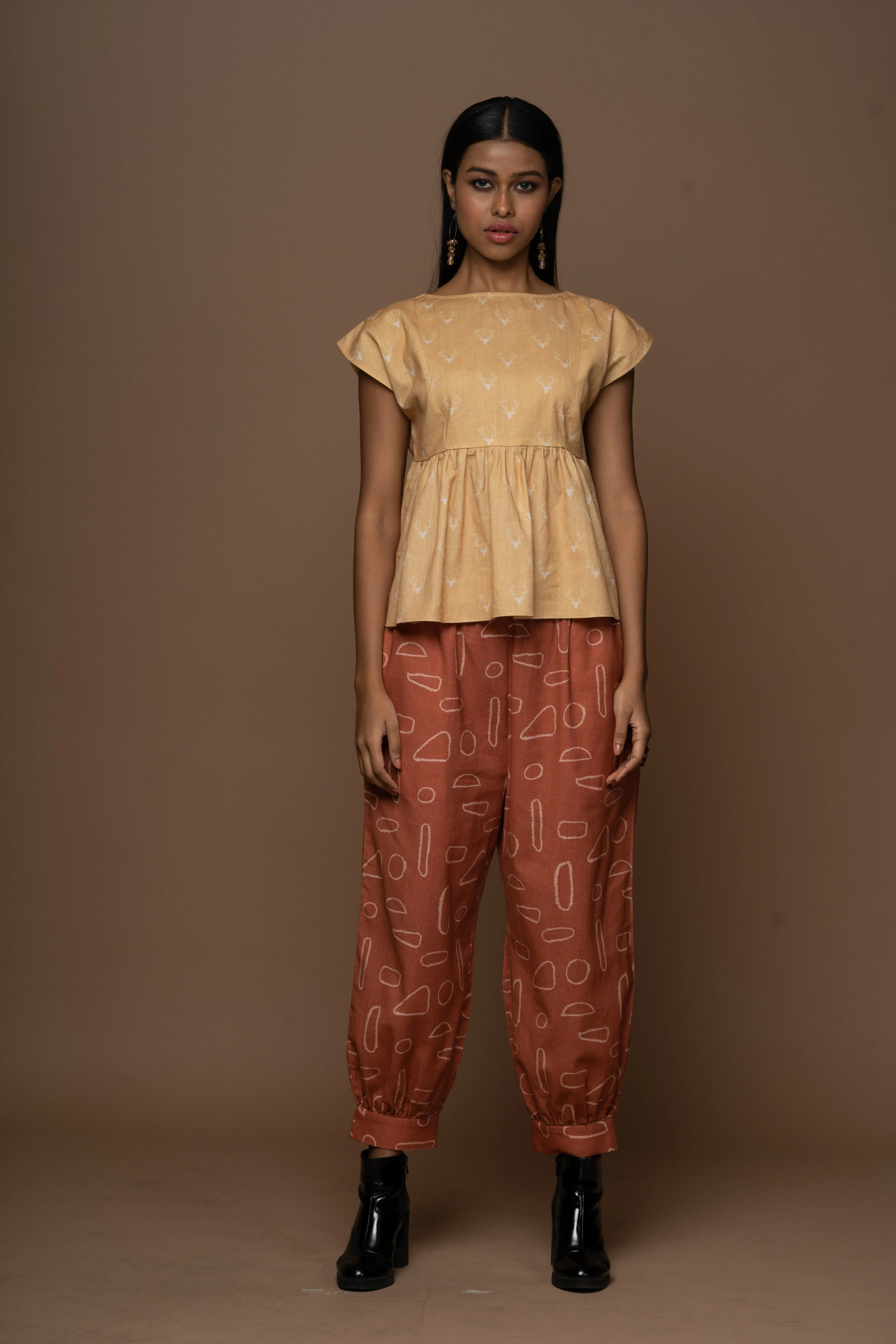 Breezy Billowy Pants in Mystery Pattern
