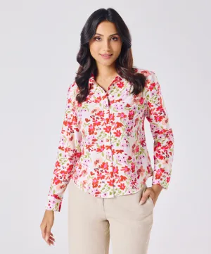 Breezy Red Printed Shirt