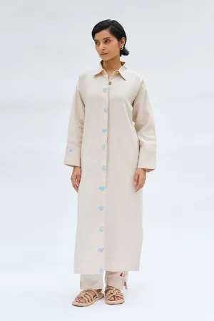 Breezy Tide Linen Kurta