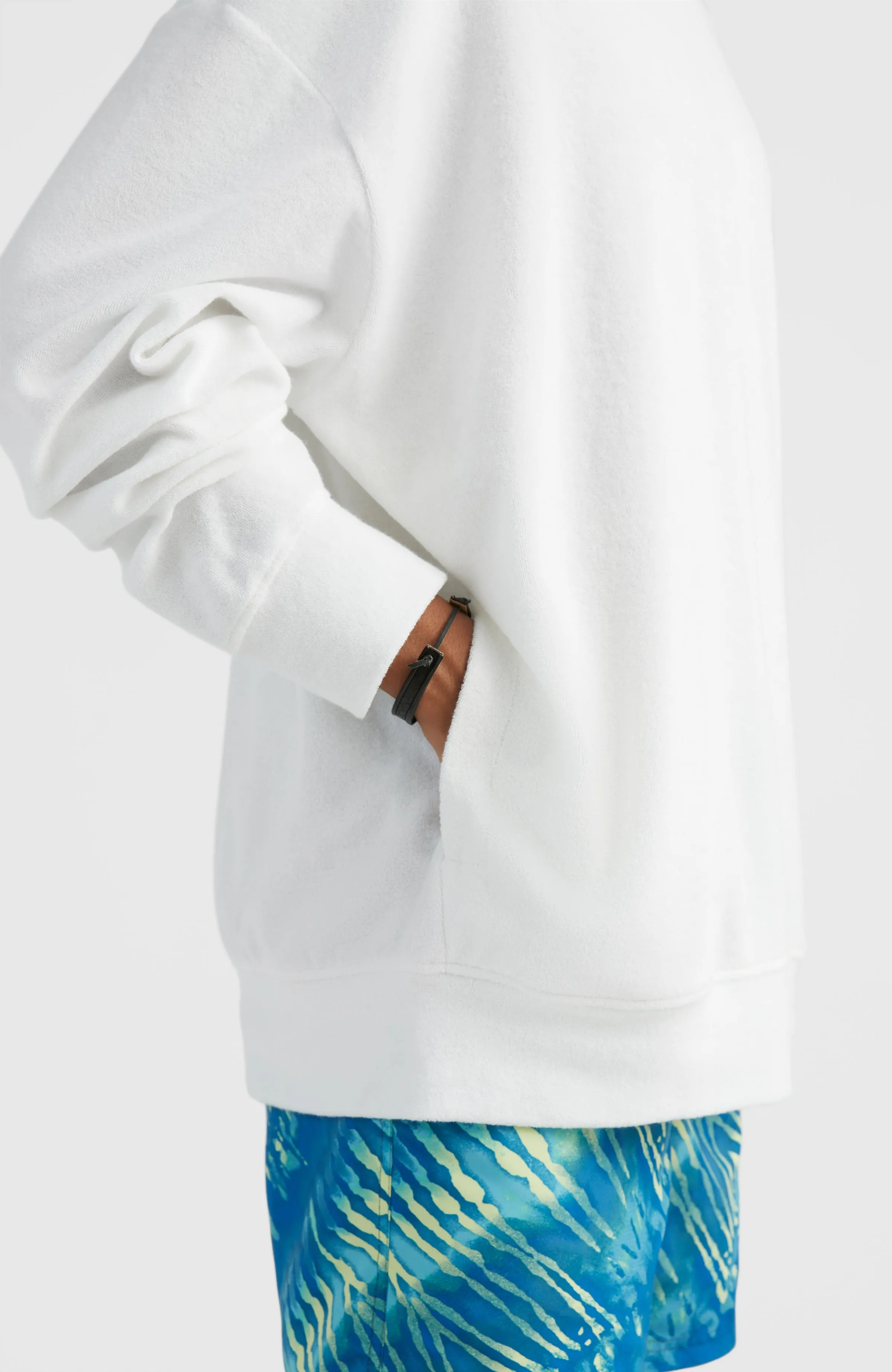 Brights Terry Kapuzenpullover | Snow White