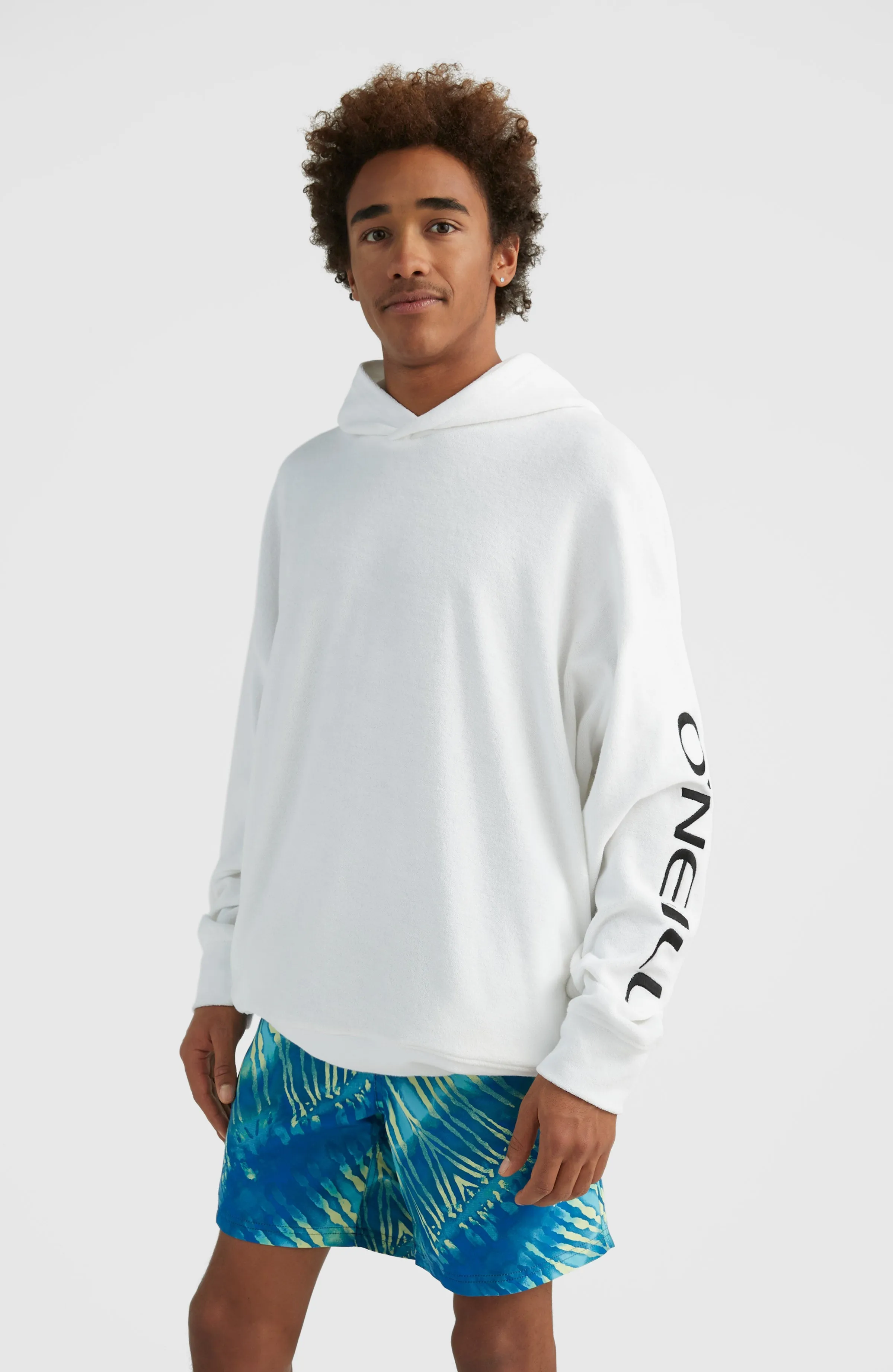 Brights Terry Kapuzenpullover | Snow White