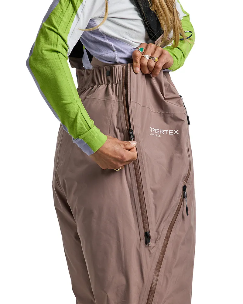 Burton AG Puffy Bib Pants Mud Mauve 2025