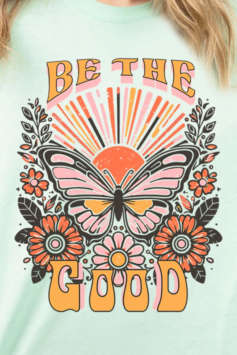 Butterfly Be The Good Combed Cotton T-Shirt