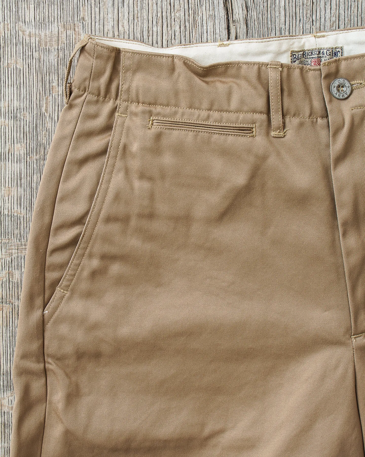 Buzz Rickson's Military Chinos 1945 Model Shorts Beige BR52381