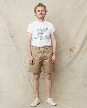 Buzz Rickson's Military Chinos 1945 Model Shorts Beige BR52381