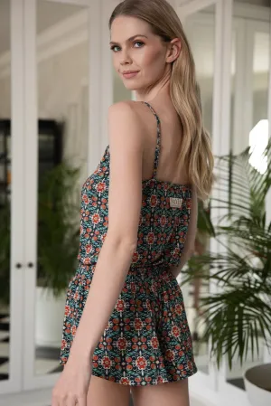 Cami Set - Emerald Elegance
