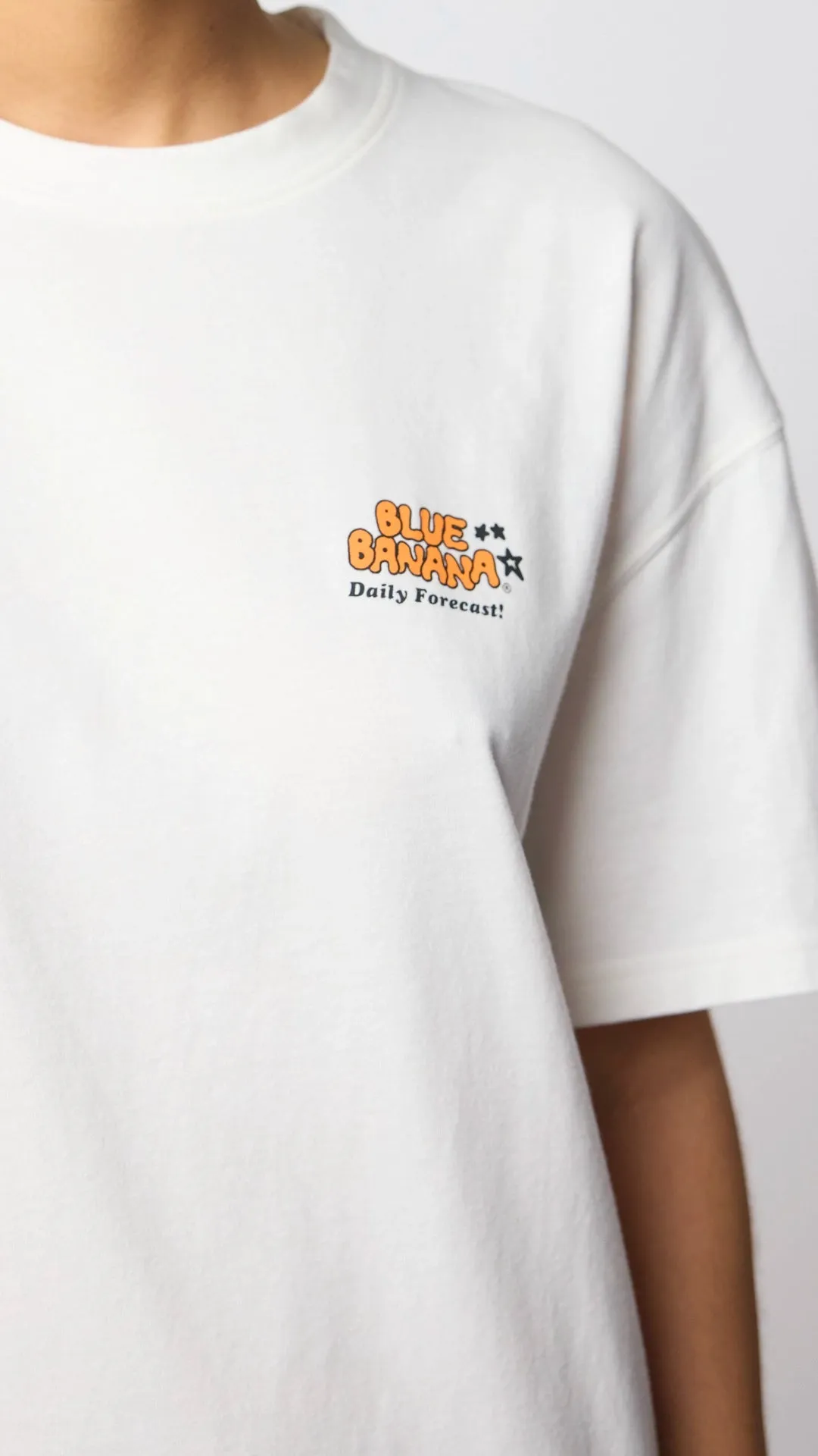 CAMISETA FORECAST BLANCO ROTO