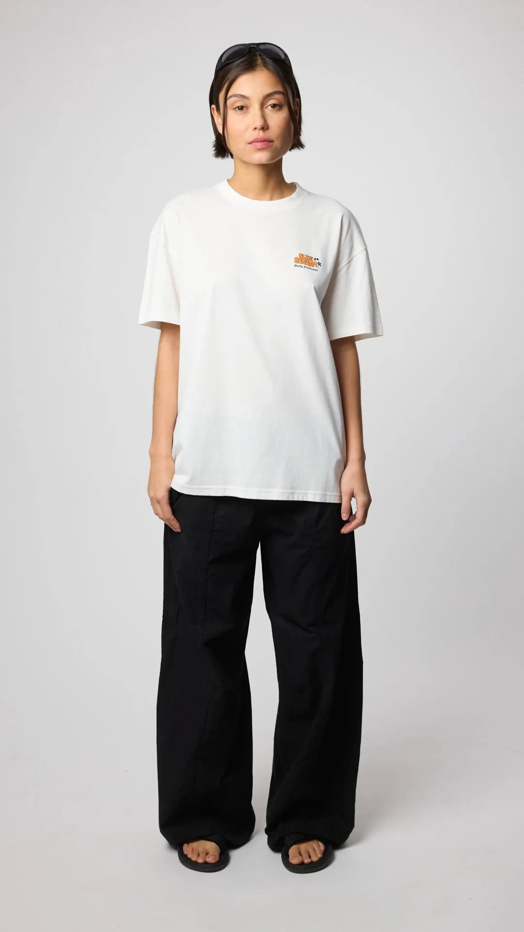 CAMISETA FORECAST BLANCO ROTO