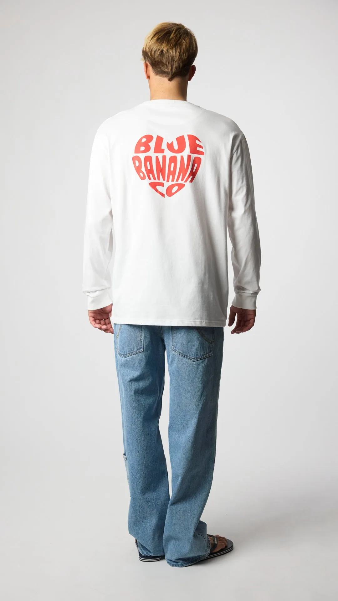 CAMISETA LS HEART BLANCA
