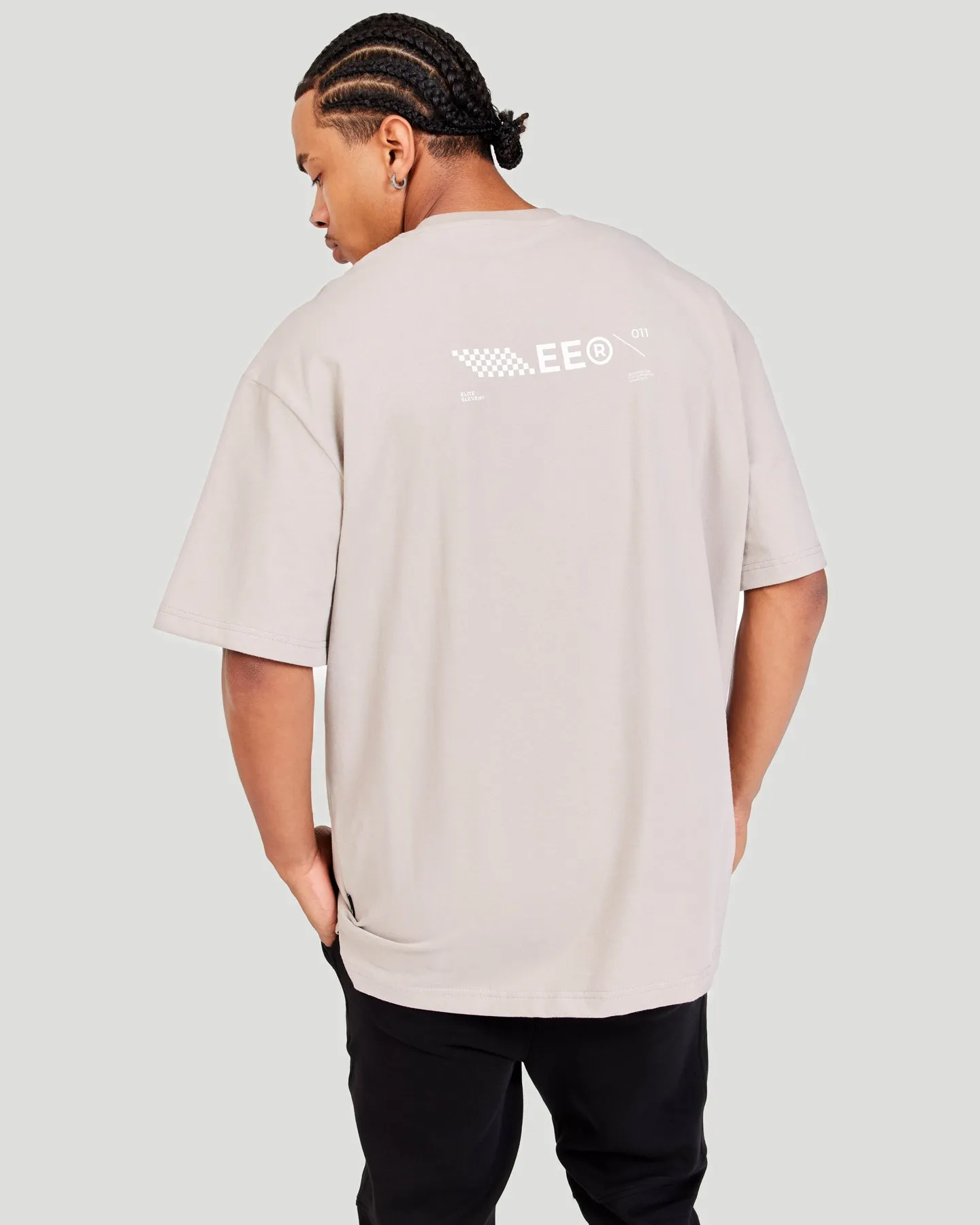 Capital V2 Oversized Tee - Taupe