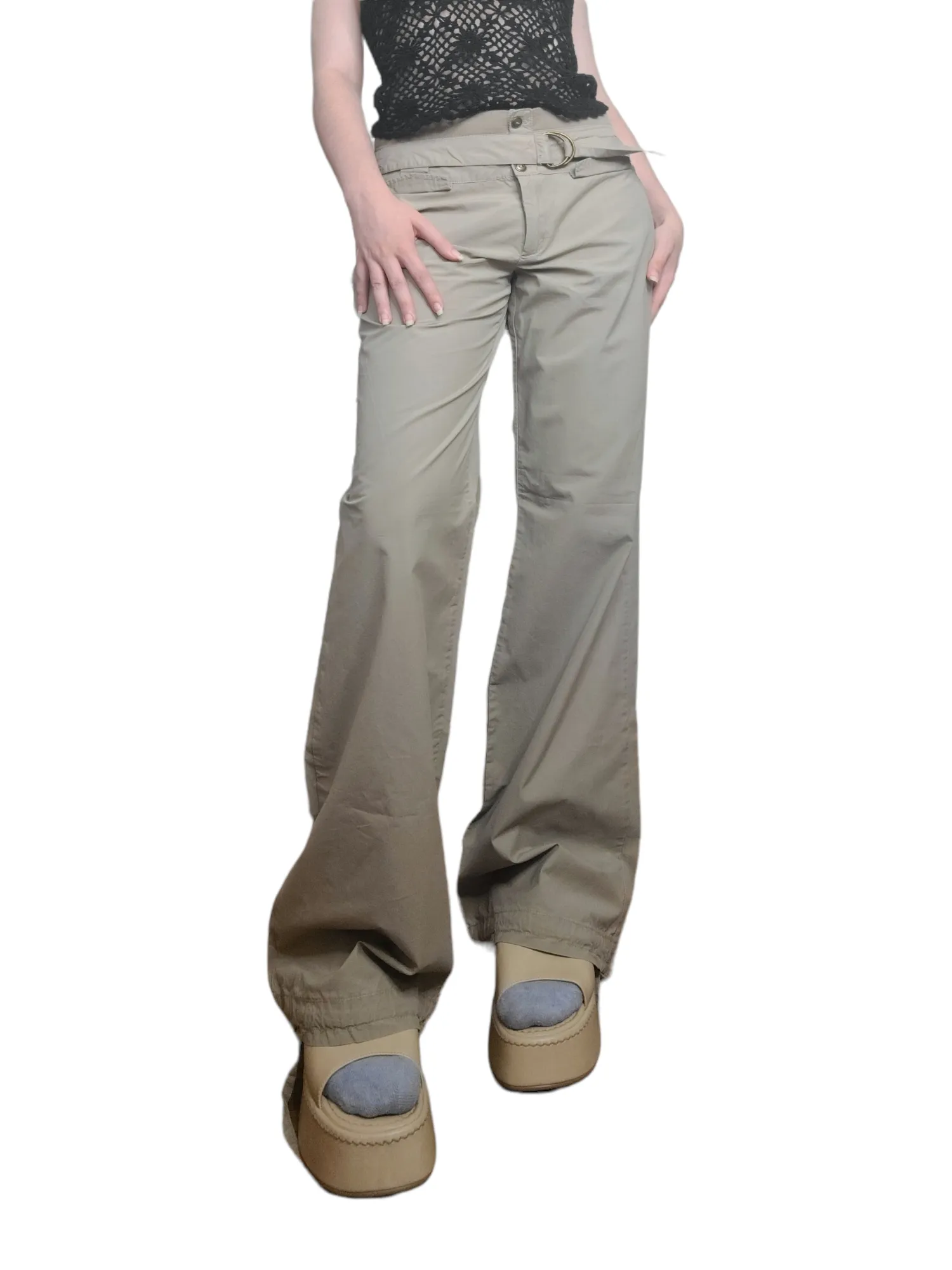 Cargo vintage neutral style beige