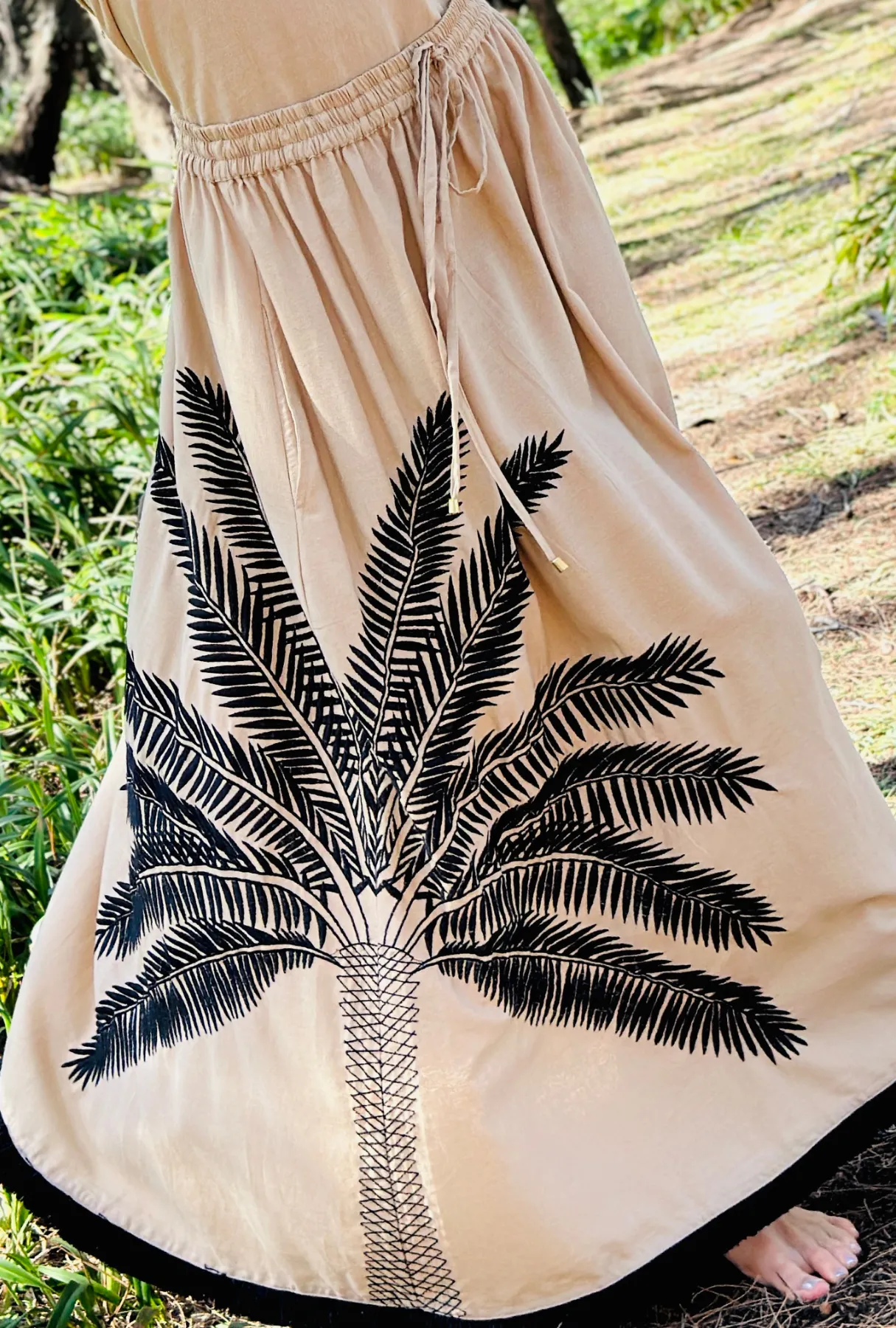 Catch My Drift Skirt – Under the Palms - Mocha