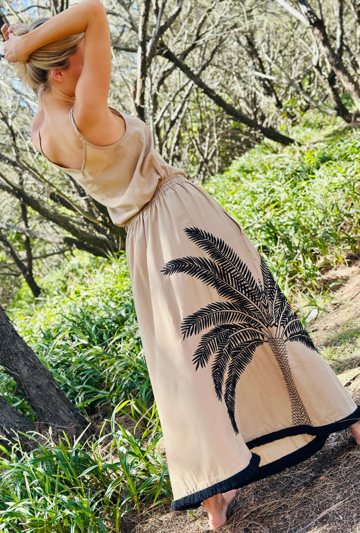 Catch My Drift Skirt – Under the Palms - Mocha