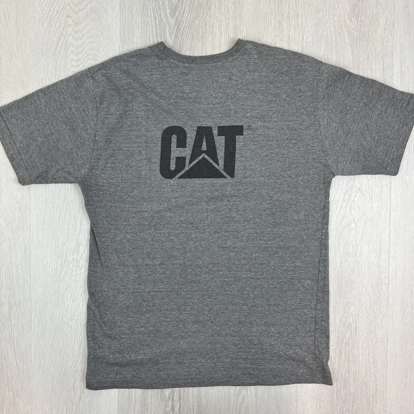 Caterpillar CAT Mens Short Sleeve T-Shirt Bundle Size Large (2 T-Shirts)