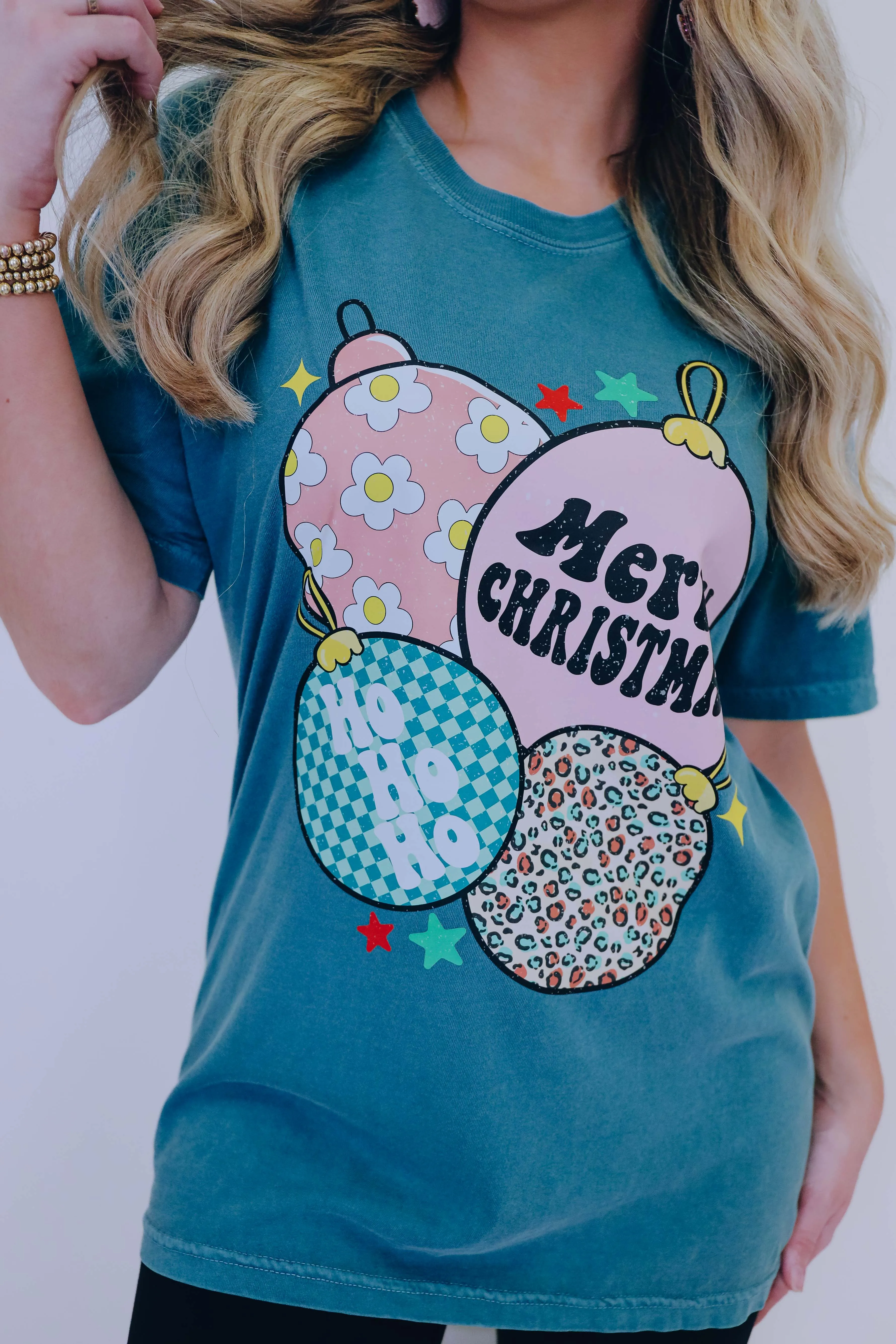 Christmas Ornament Comfort Colors Graphic Tee S-2X