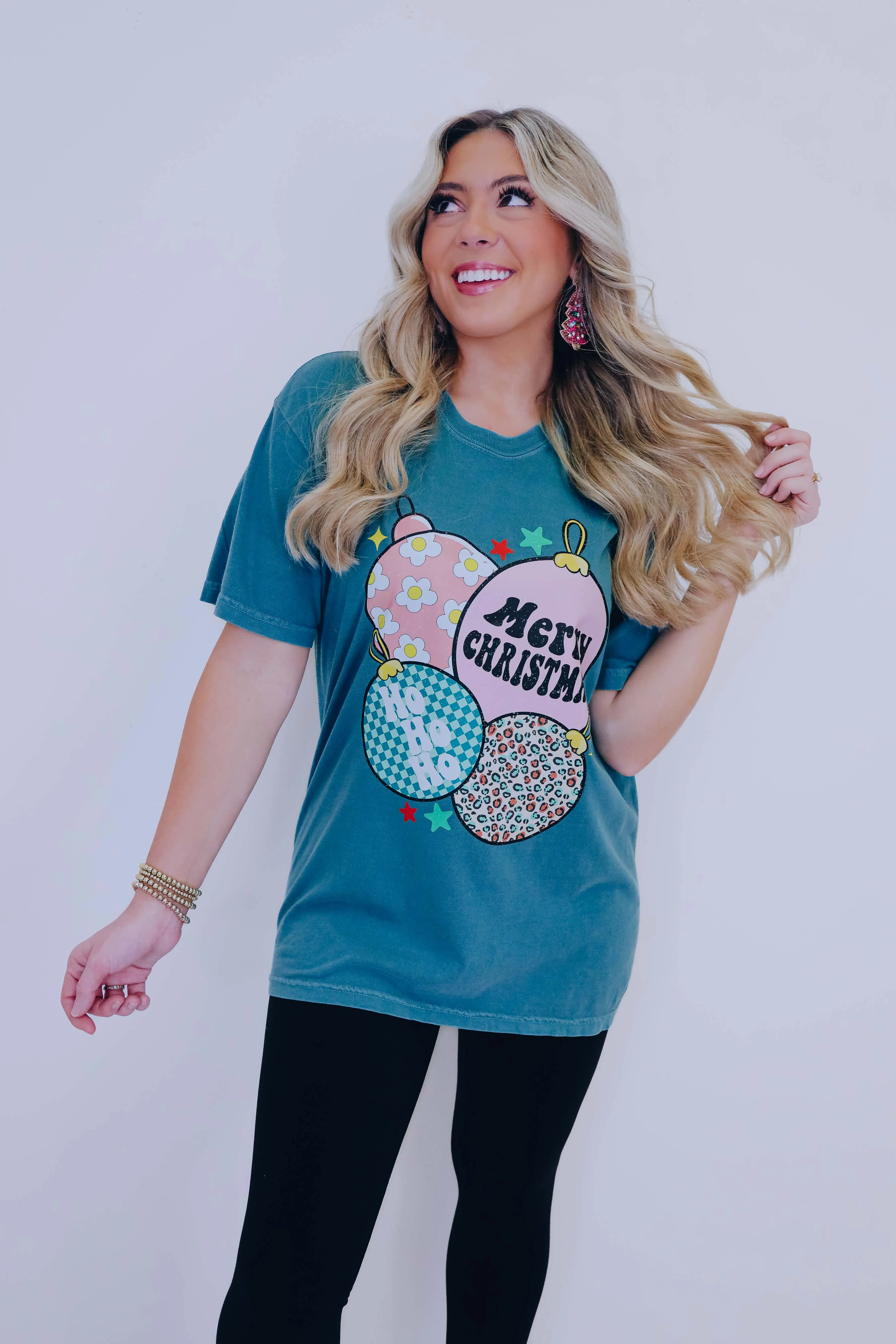 Christmas Ornament Comfort Colors Graphic Tee S-2X