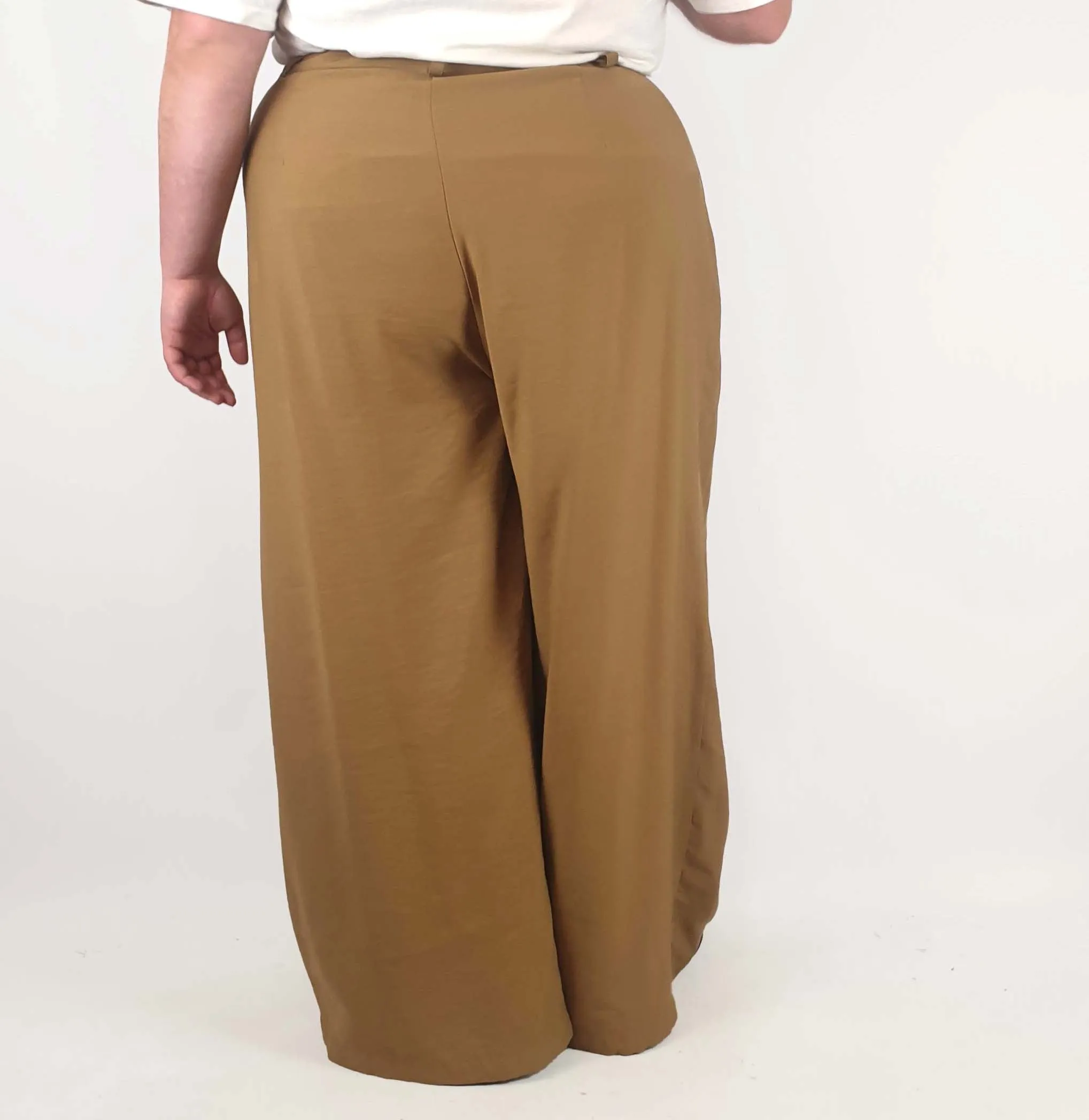 Cider tan brown wide leg pants size 2XL