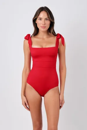 Classic Square Neck RED