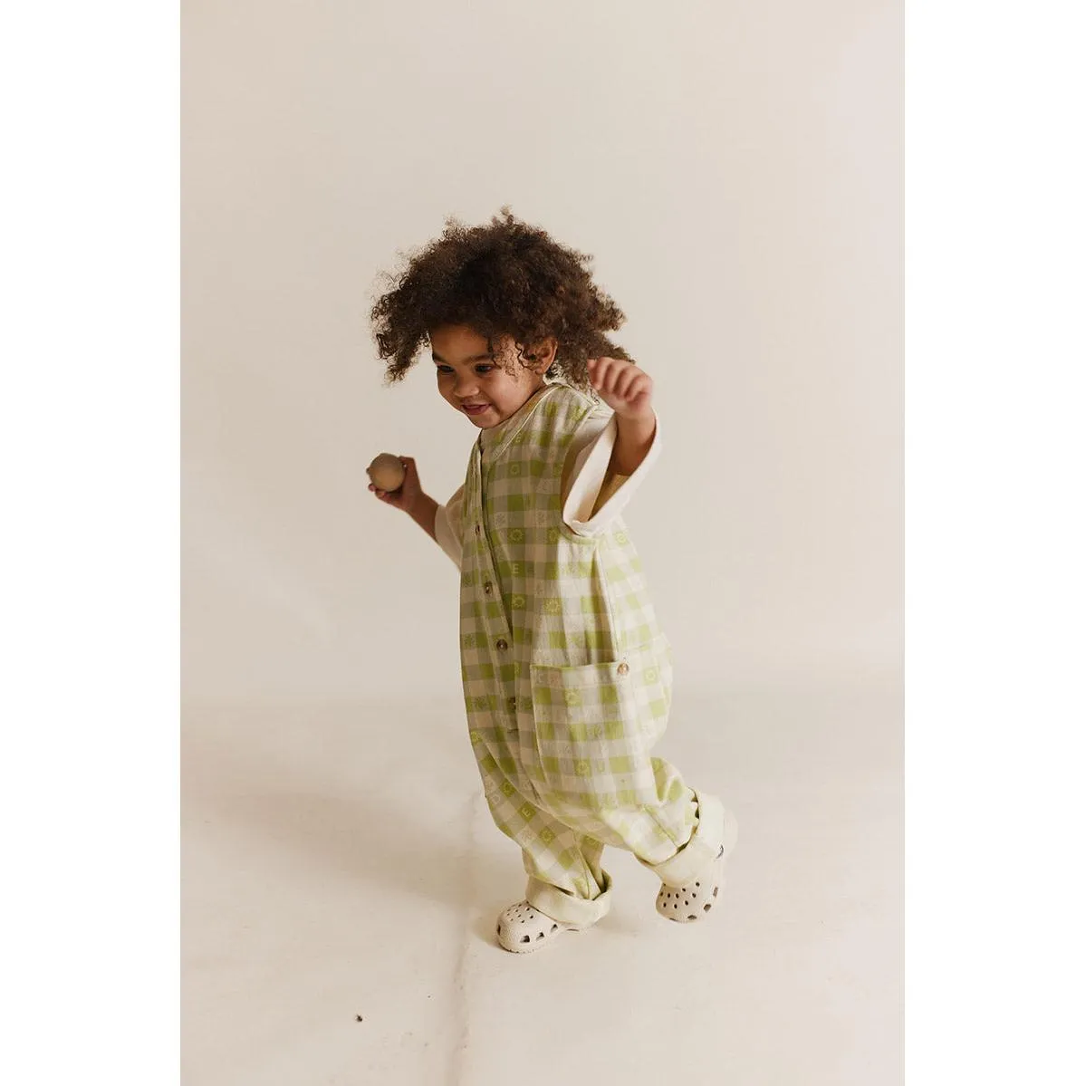 Claude & Co - Charlie sleeveless overall - gingham