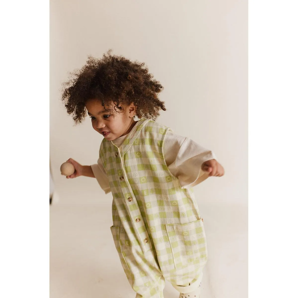 Claude & Co - Charlie sleeveless overall - gingham