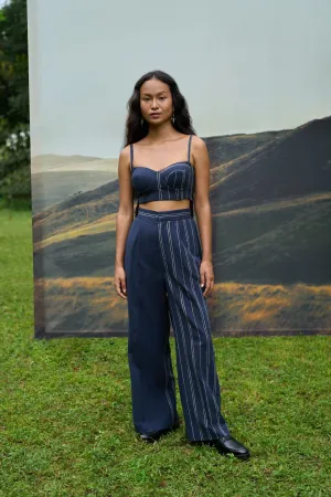 Cobalt Flared Pants