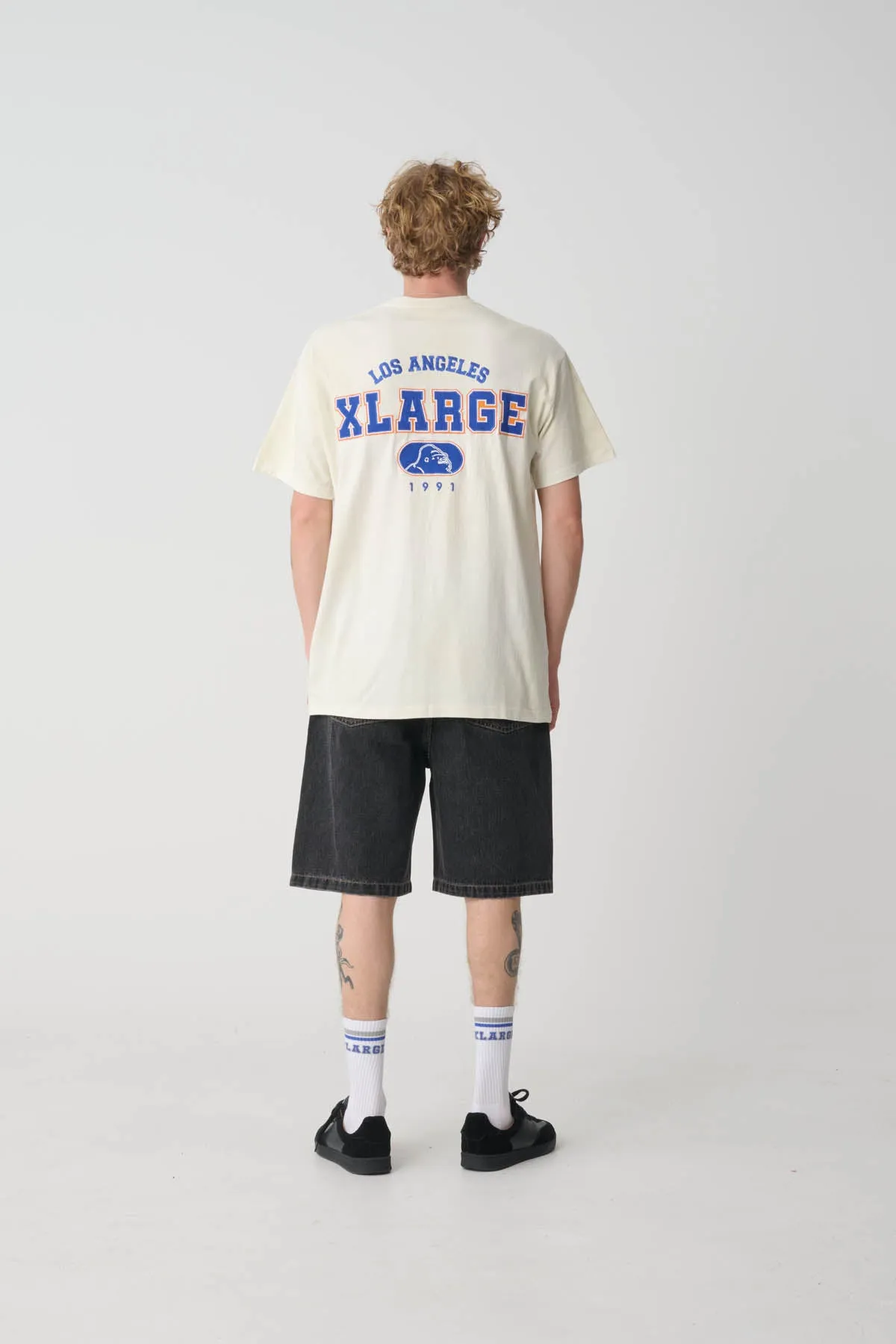 COLLEGE TEE - VINTAGE WHITE