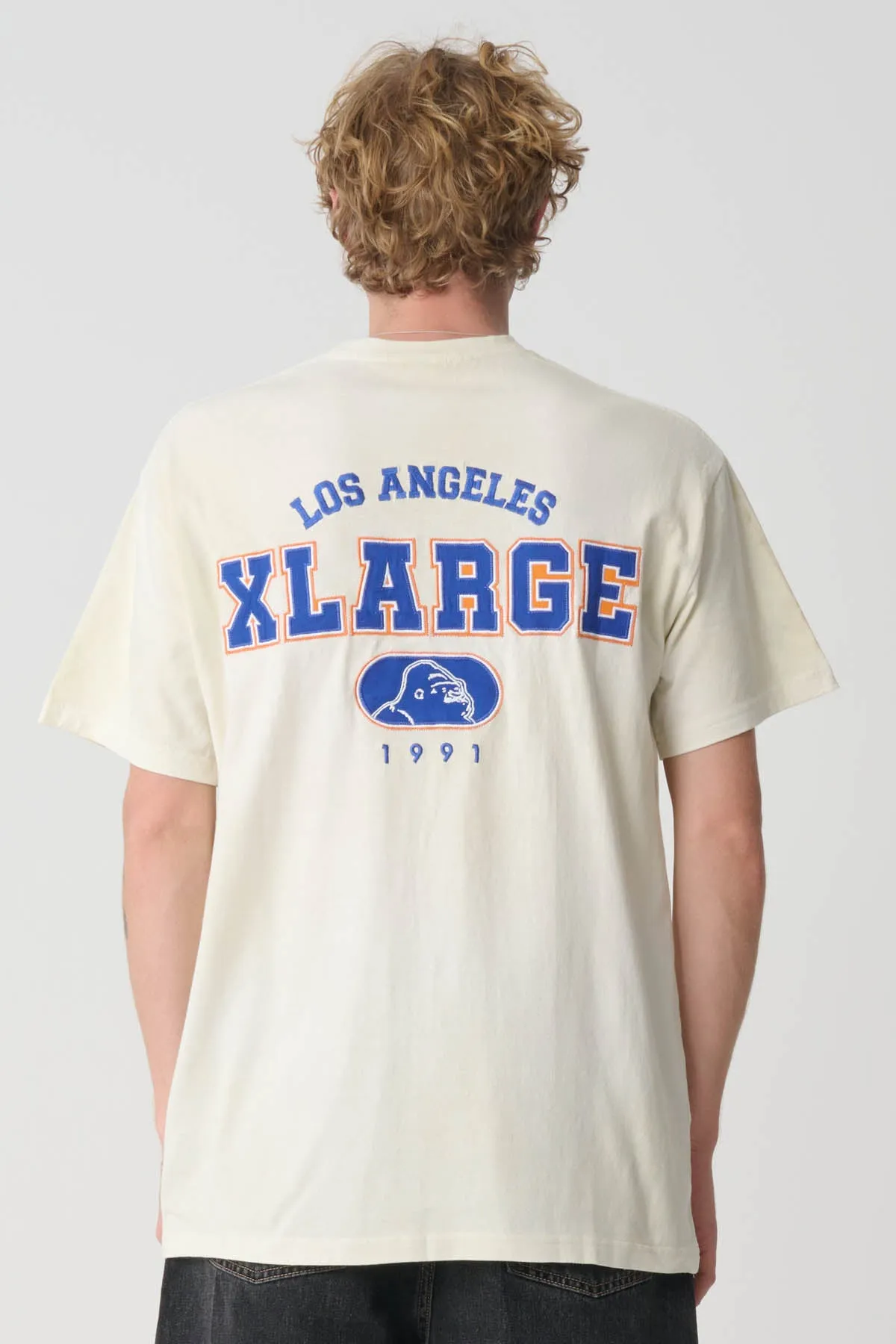 COLLEGE TEE - VINTAGE WHITE
