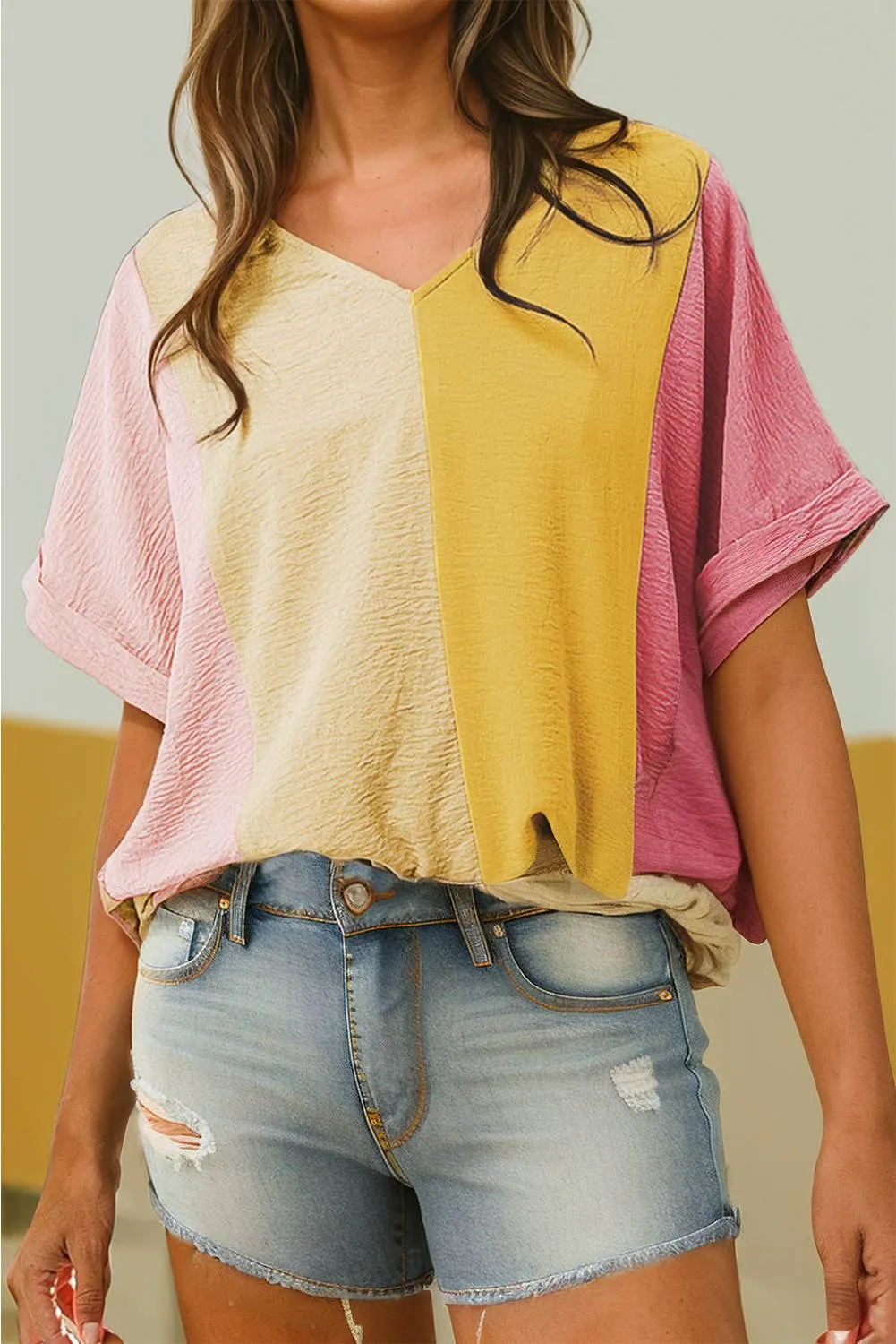 Color Block Top