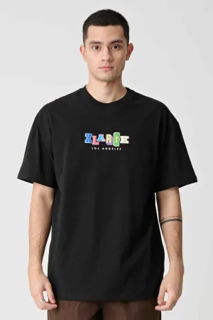 COLOUR COLLEGE TEE - BLACK