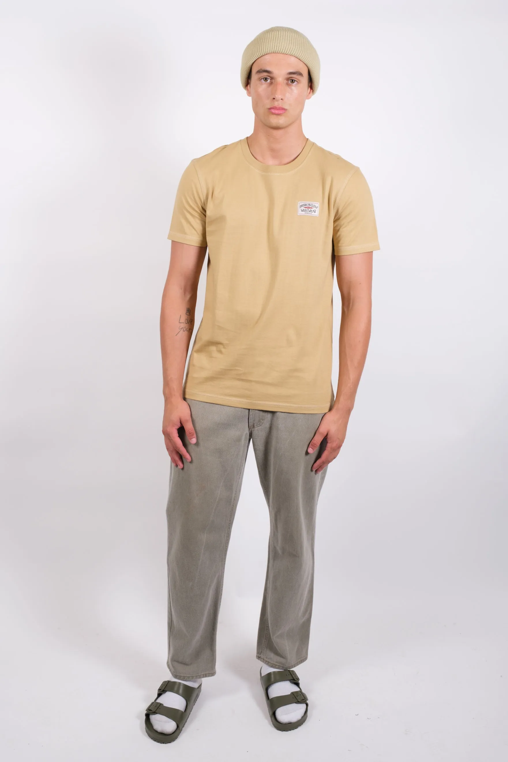 Contrast Stitch Crewneck Tee