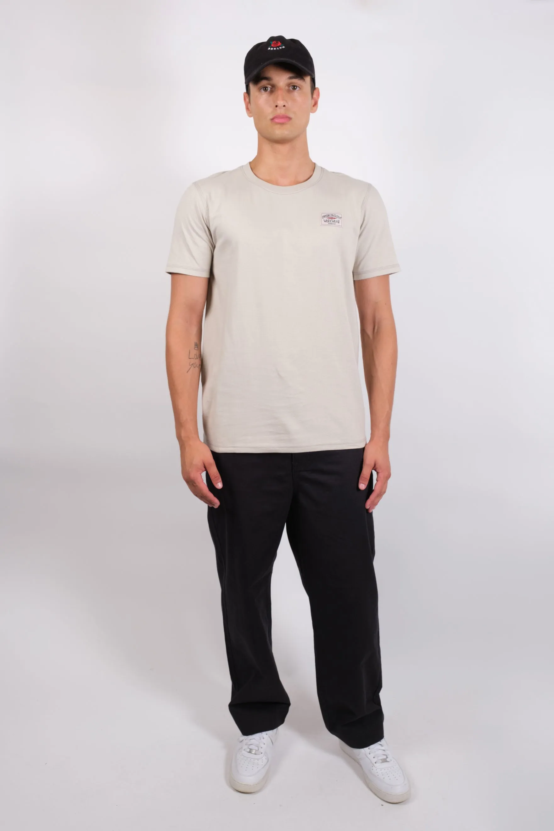 Contrast Stitch Crewneck Tee