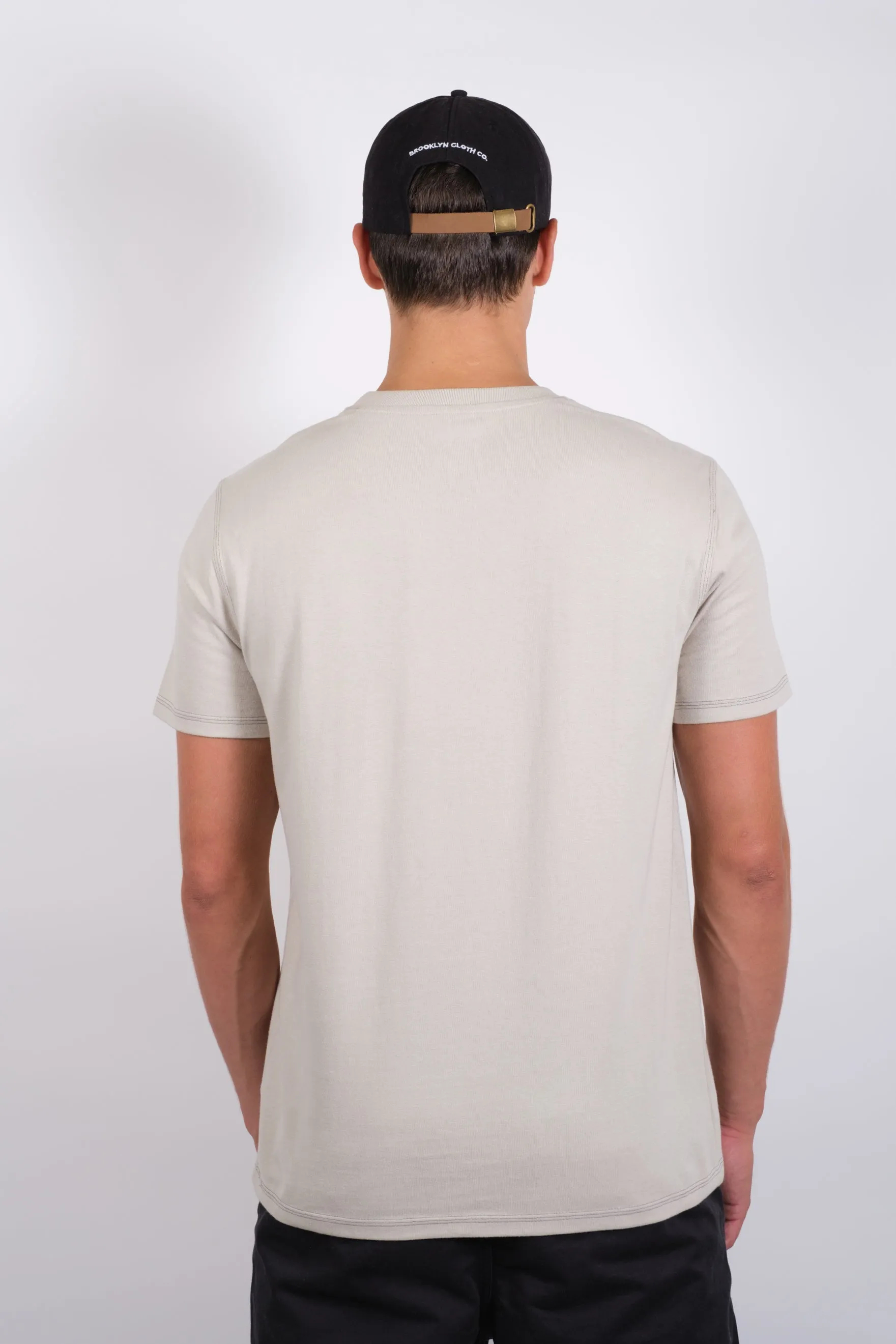 Contrast Stitch Crewneck Tee