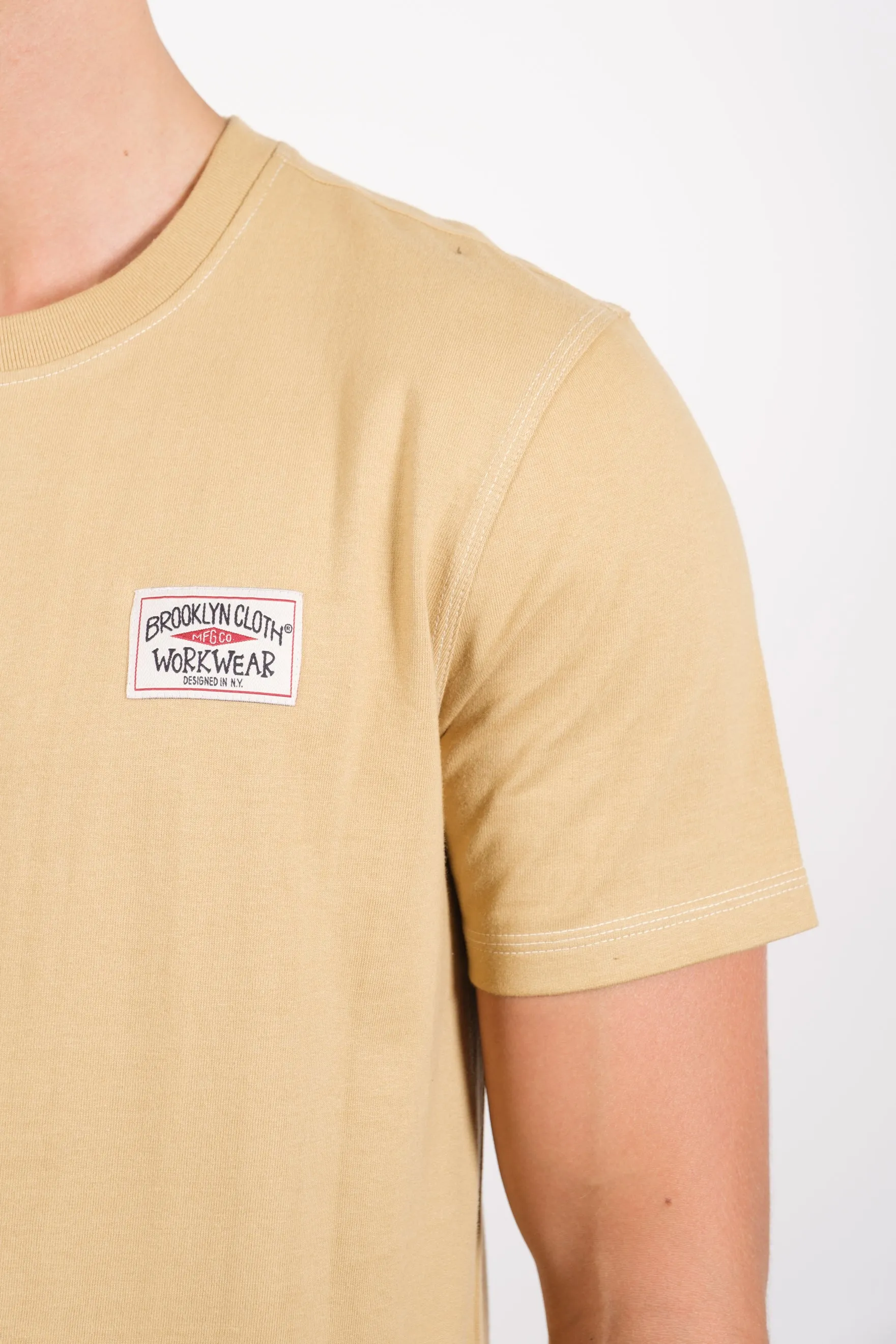 Contrast Stitch Crewneck Tee