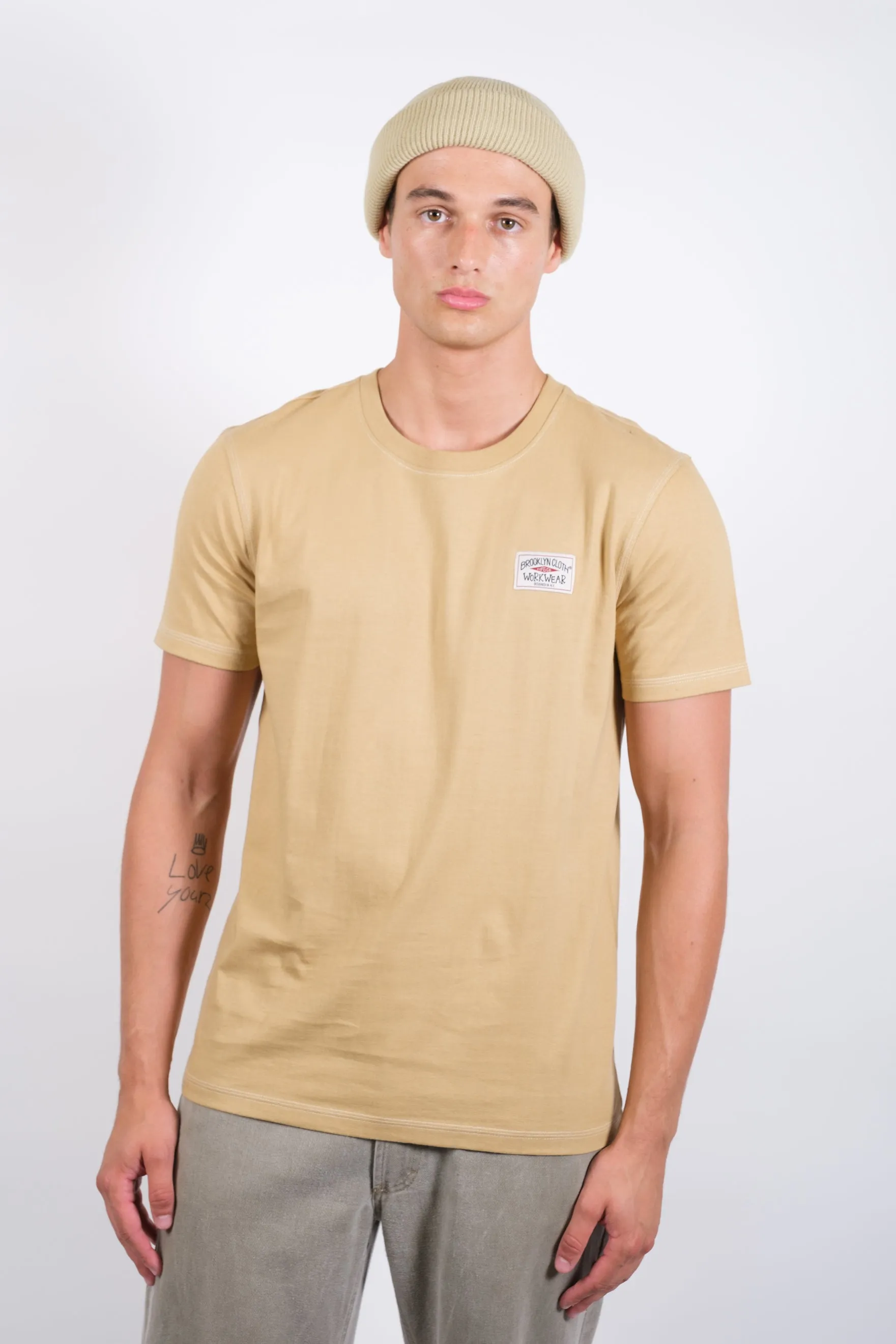 Contrast Stitch Crewneck Tee