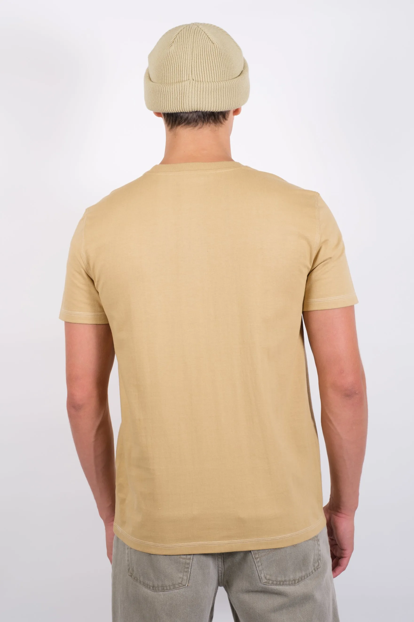 Contrast Stitch Crewneck Tee