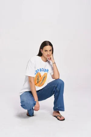 Copacabana Tropical Tee - White