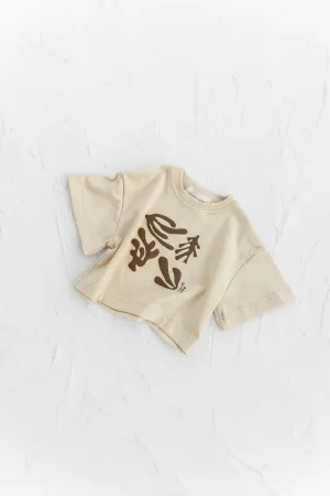 Coral Tee - Cream